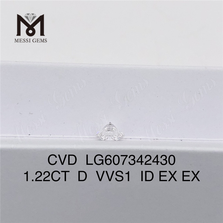 1.22CT D VVS1 laboratoriediamant 1 karat CVD Collection丨Messigems LG607342430