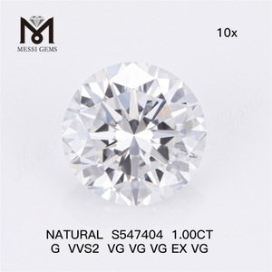 1.00CT G VVS2 VG Natural Diamonds Shop Elever dine smykkedesigns S547404丨Messigems