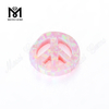 fred form ædelsten form pink farve cabochon syntetiske opal sten