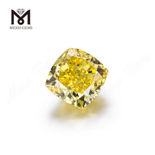 Fancy Vivid Yellow Cushion cut HPHT 2..02ct Lab dyrkede diamanter