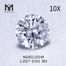 1,25 ct D RD SI1 EX Cut Grader de bedste laboratoriedyrkede diamanter
