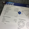 1.11CT D farve VS2 klarhed 3EX syntetiske runde brillantslebne laboratoriedyrkede løse diamanter