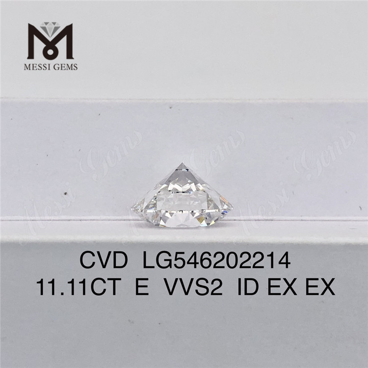 11.11CT E VVS2 ID EX EX største laboratoriediamant CVD LG546202214