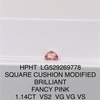 1.14ct Fancy Pink Loose SQ Syntetiske diamanter HPHT Diamond Engrospris LG529269778