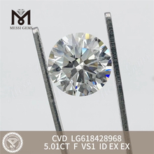 5.01CT F VS1 ID lab skabt diamanter til salg丨Messigems CVD LG618428968