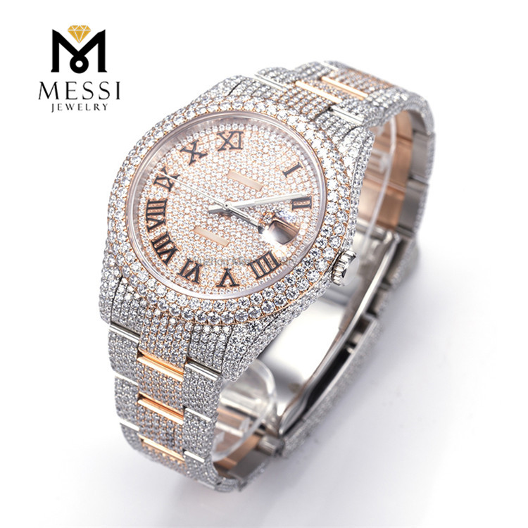 VVS Moissanite Diamond Luxury Moissanite Iced Out Watch