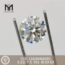 5.21CT E VS1 ID CVD Laboratoriefremstillede diamanter LG626468302丨Messigems