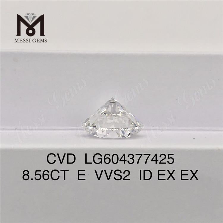 8.56ct E VVS2 Igi Certified Diamonds CVD diamant til luksuriøse smykker LG604377425丨Messigems