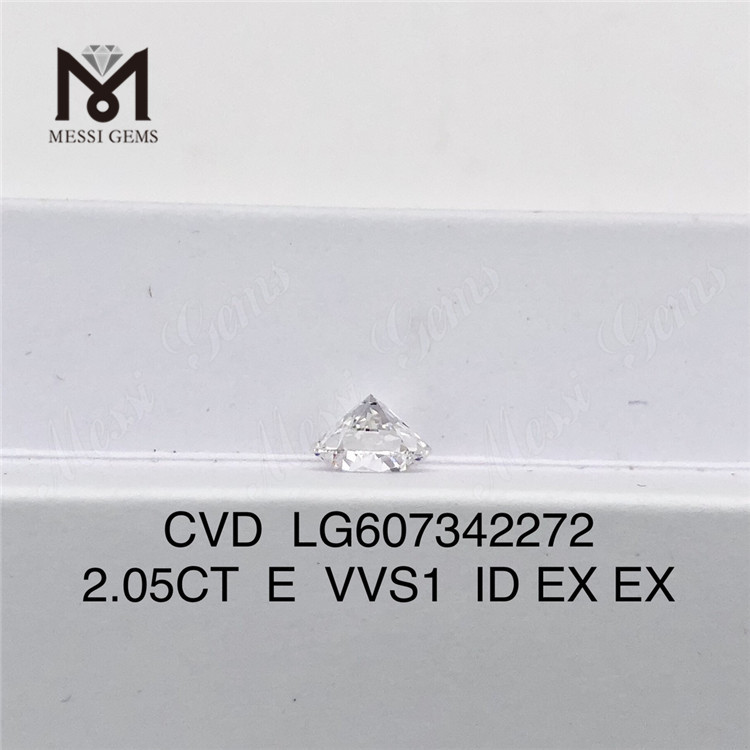 2.05ct IGI Graded Diamonds E VVS1 CVD Diamond Afsløring The Beauty丨Messigems LG607342272 