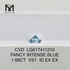 1.68CT VS1 FANCY INTENSE BLUE lab skabt diamanter til salg丨Messigems CVD LG617411210