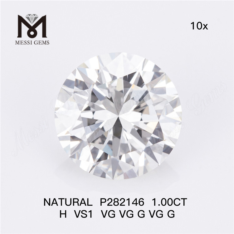 1.00CT H VS1 VG VG G VG G Lav smykker med naturlige diamanter P282146 - Slip din kreativitet løs 丨Messigems