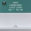 1,01 karat D VS1 HPHT laboratoriedyrkede diamanter PRINCESS CUT