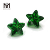 Grøn farve stjerneform cubic zirconia sten 3*3-12*12mm CZ til smykkefremstilling
