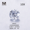 1,30 karat D VVS1lab dyrket diamant IDEAL runde løse syntetiske diamanter