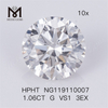 HPHT 1.06CT G VS1 3EX Lab Grown Diamond sten