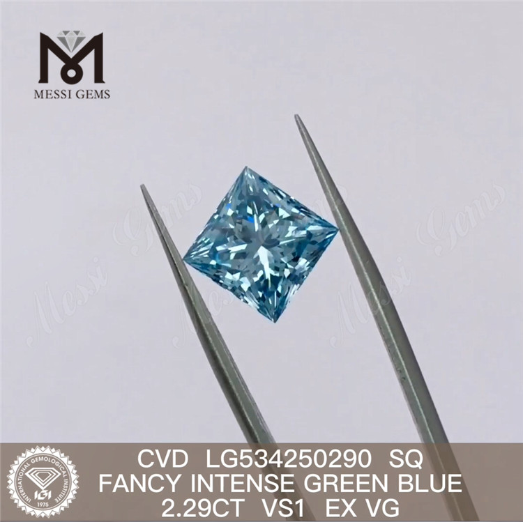 2.29CT VS1 SQ lab diamanter Grøn blå CVD lab diamanter til salg LG534250290 