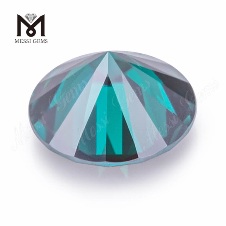 1-3 karat Moissanite Diamond Engrospris Teal Moissanite