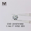 1.14ct F lab diamant VVS 3EX cvd diamant på udsalg