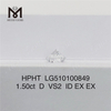 1.50CT D VS hpht diamant EX laboratoriediamanter fabrikspris