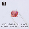 2.19CT FIOPINK VS1 AS VG VG laboratoriediamant engros CVD LG485171752