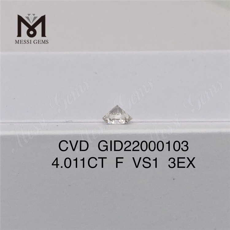 4.011ct CVD F VS1 3EX syntetisk diamant pris pr. karat