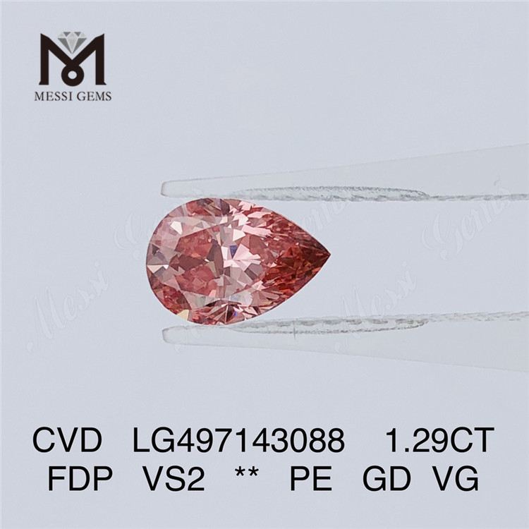 1.29CT FDP VS2 PE GD VG laboratoriedyrket diamant CVD LG497143088