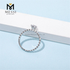 Kinesisk smykkeproducent stiftindstilling moissanite kvindering sterling sølv 925 smykkering
