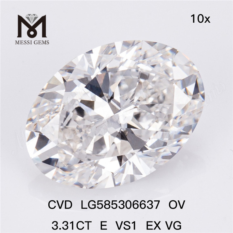 3.31CT E VS1 EX VG OV bedste diamantlaboratorium CVD LG585306637
