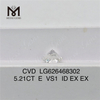 5.21CT E VS1 ID CVD Laboratoriefremstillede diamanter LG626468302丨Messigems