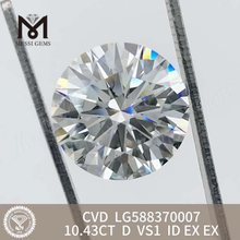 10.43CT D VS1 fremstillede diamanter koster丨Messigems CVD LG588370007
