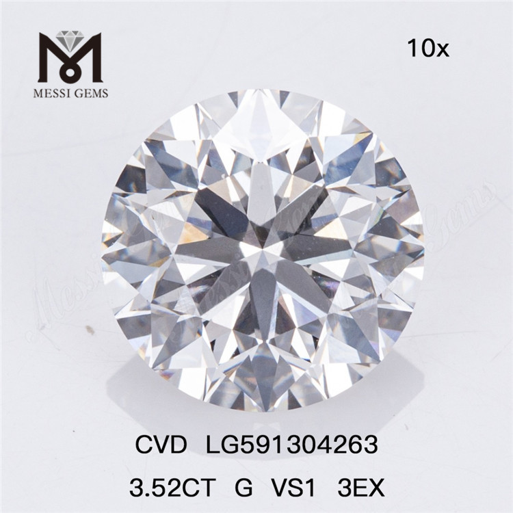 3.52CT G VS1 3EX CVD Diamonds: Din betroede kilde til masseordrer LG591304263丨Messigems