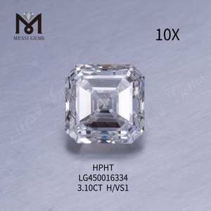 3,10 ct AS CUT H VS1 laboratoriedyrket asscher diamant