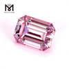 Fabrikspris 1 karat 6,5x5 mm pink VVS Moissanite sten Smaragdskåret til smykkefremstilling