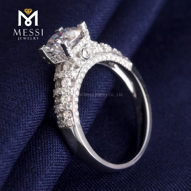 Moissanite Gold Ring til pige