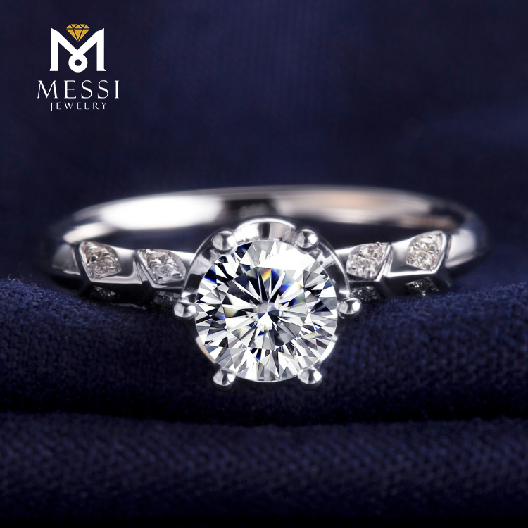 Moissanite Wedding Rings Custom