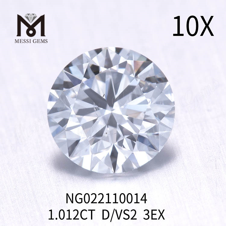 D Farve 1,012 ct EX CUT Engros løs laboratoriedyrkede diamanter VS2
