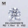 1,16 karat G VS2 runde IDEAL 2EX laboratoriedyrkede diamanter 1 karat