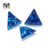 Højkvalitets trekant Form 12*12mm Blå topas CZ Cubic Zirconia Stone Pris