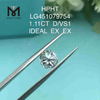 1.11CT D/VS1 løs lab skabt diamant IDEAL EX EX 