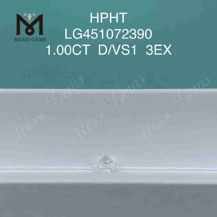 1.00CT D VS lab skabt diamant 3EX HPHT løse syntetiske diamanter