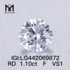 1,01 karat F VS1 runde IDEALE billige laboratorieskabte diamanter