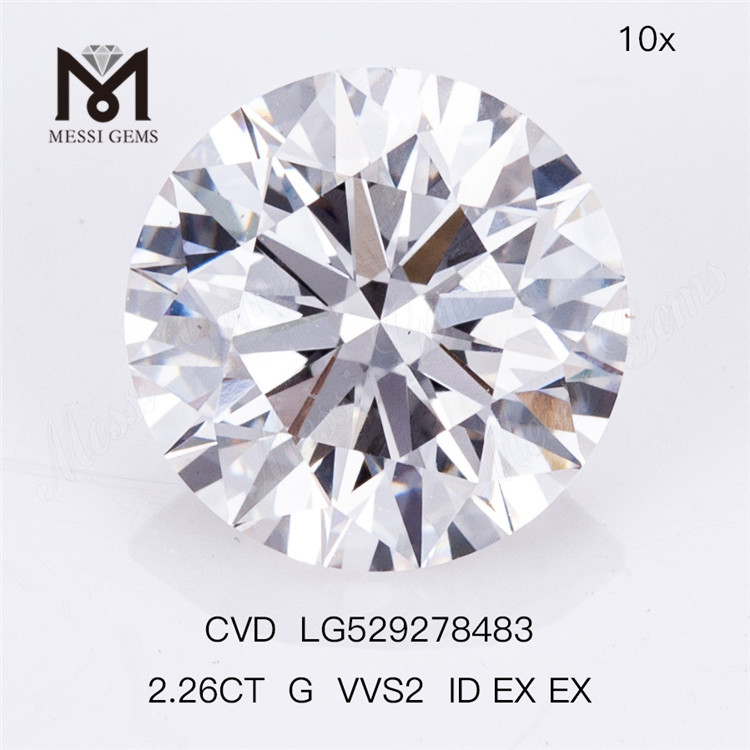 2.26CT G VVS rd laboratoriediamanter cvd diamant engros