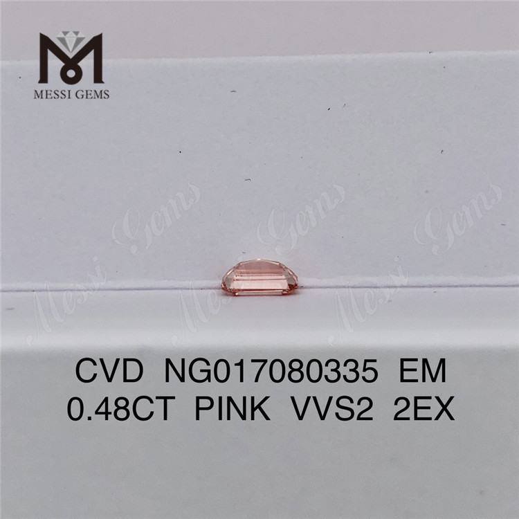 NG017080335 EM 0,48CT PINK VVS2 2EX laboratoriediamant CVD 