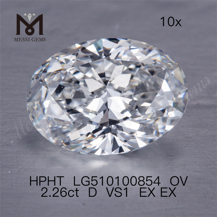 2.26CT hpht lab dyrket diamant F ov lab diamant engrospris