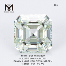 1,31 ct HPHT lab dyrkede diamanter engrospris lab skabt asscher cut diamant