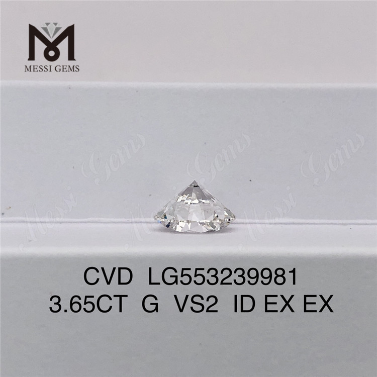 3.65CT G VS2 ID EX EX laboratoriedyrket diamant producent af laboratoriediamanter af høj kvalitet