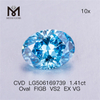 1,41 ct OVAL Skæring IGI VS2 EX laboratoriedyrket diamant