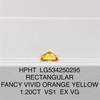 1.20ct gul laboratoriediamant VS1 REKTANGULÆR slebet laboratoriediamant til salg LG534250295