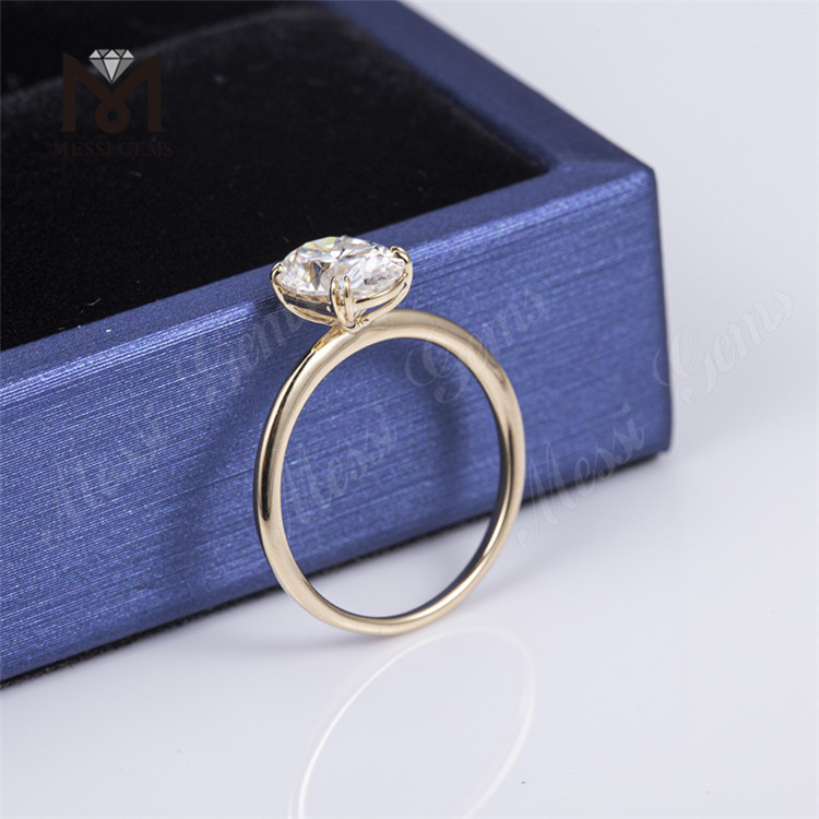 guld solitaire ring
