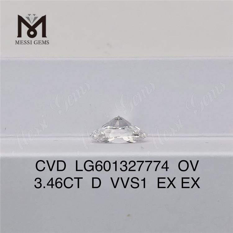 3.46CT D VVS1 ov cvd diamant online LG601327774 